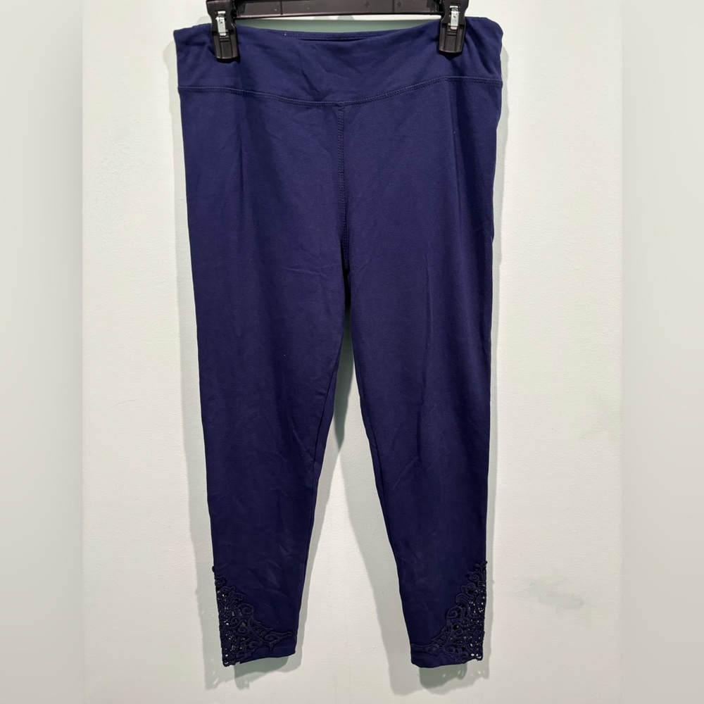 French Laundry NWOT leggings. Navy blue